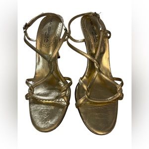 Via Spiga Gold Heels